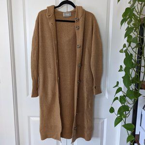Everlane Cozy-Stretch Duster, Camel, XS